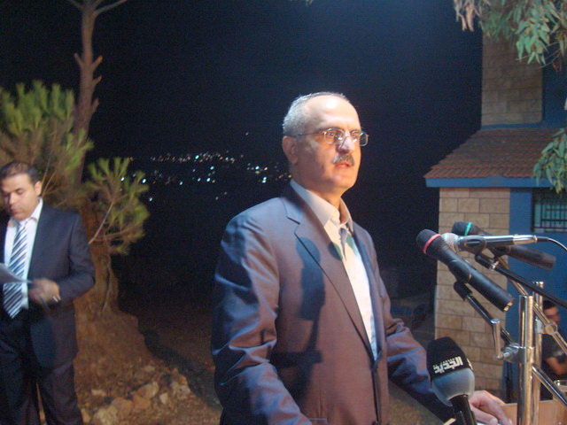 النائب خليل يتحدث في احتفال تكريم الطلاب  في حاصبيا – صورة مايا العشي – مرجعيون