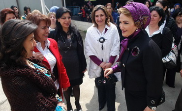 السيدة رنده بري رئيسة الجمعية اللبنانية لرعاية المعوقين