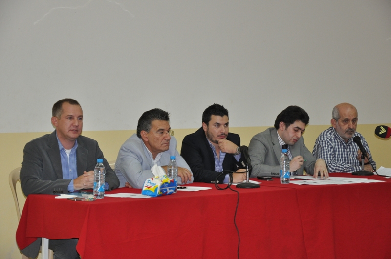 المحاضرون في ندوة الجرائم واثرها الاجتماعي في النبطية