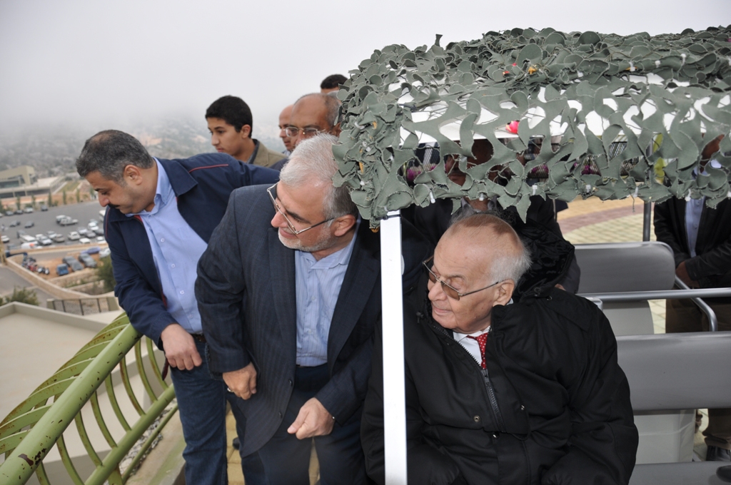 الجنوب المقاوم يستقبل الرئيس سليم الحص - رئيس حكومة التحرير