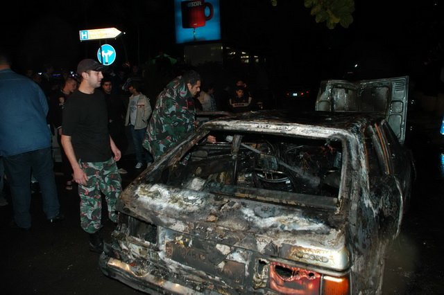 مسلسل إحراق السيارات في صيدا