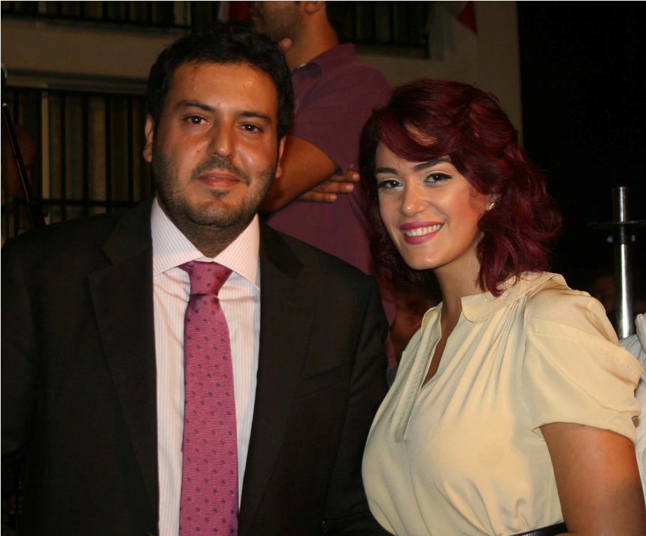 رئيس بلدية بلاط المحامي علي رمضان وعقيلته السيدة ميراي العبدالله ( ابنة بلدة الخيام ) - أرشيف