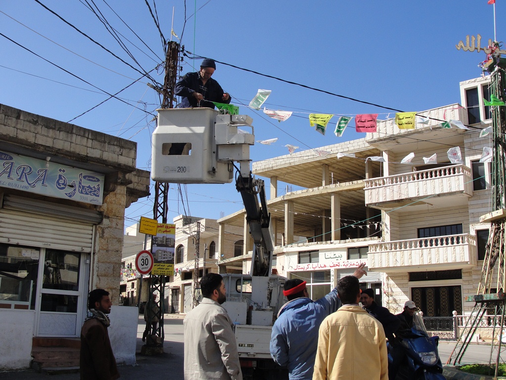 زينة في الخيام بمناسبة عيد المولد النبوي الشريف