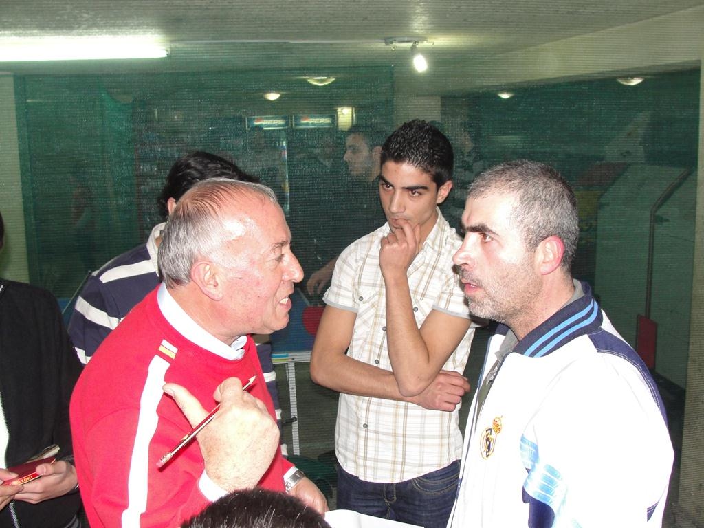 التحضير لدورة كرة الطاولة التي أقامها تجمّع شباب الخيام الرياضي في بيروت