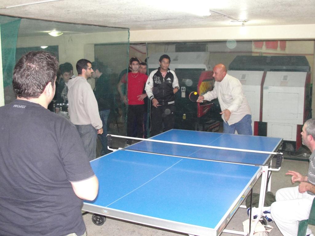 دورة كرة الطاولة التي أقامها تجمّع شباب الخيام الرياضي في بيروت