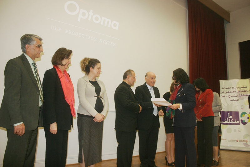 مؤسسة عامل اختتمت مشروع ما منختلف بتخربج 100 شاب وشابة