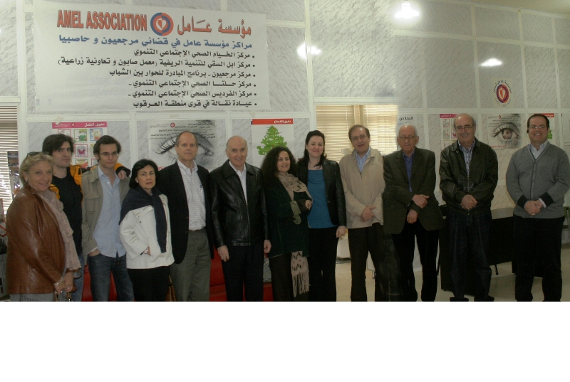 ممثل الإمين العام للأمم المتحدة في لبنان  يزور مراكز عامل في الجنوب