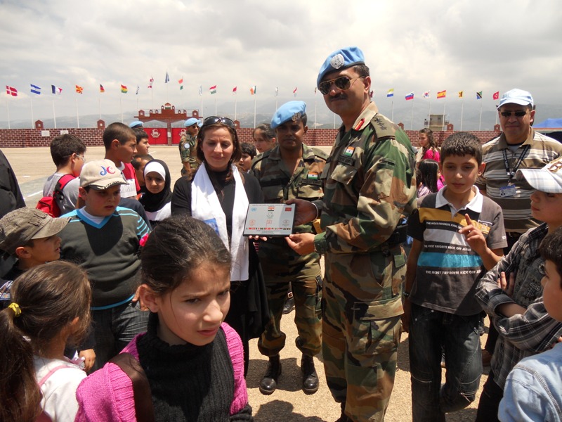 يوم ترفيهي للأطفال في مركز الكتيبة الهندية في كوكبا