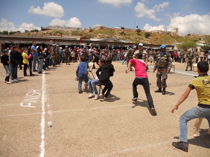 يوم ترفيهي للأطفال في مركز الكتيبة الهندية في كوكبا