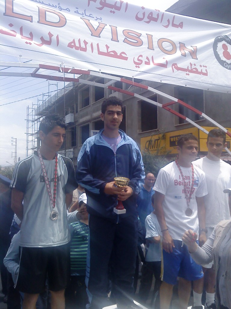 محمد حسن عبدالله بطل مسافة ال 1200 م ذكور