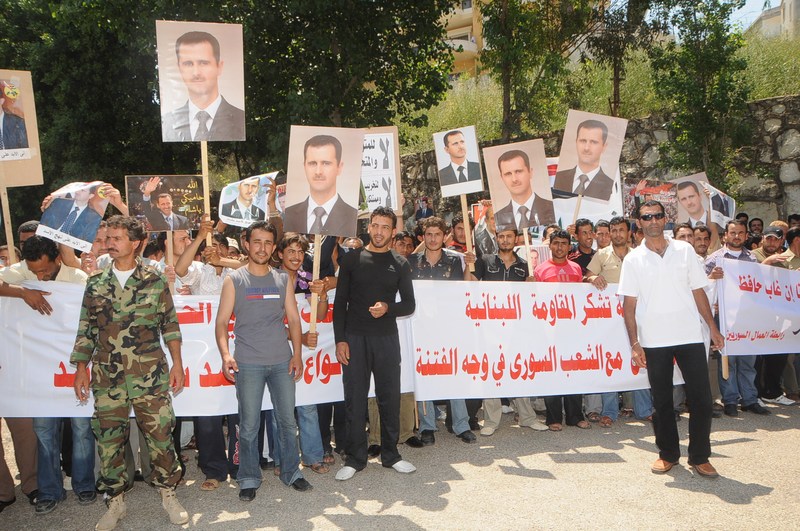 مهرجان تضامني حاشد في النبطية تضامناً مع الرئيس بشار الاسد