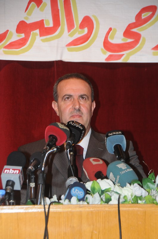 مهرجان تضامني حاشد في النبطية تضامناً مع الرئيس بشار الاسد