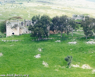 قلعة دوبيه المسماة حاليا و لكن ترجع الى روبي ابن النبي يعقوب عليه السلام (عن موقع بنتجبيل)