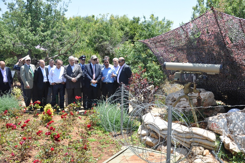 الوزير فادي عبود والنائب رعد في معلم مليتا