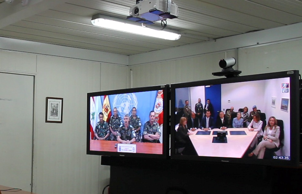 لقاء عبر الأقمار الاصطناعية بين <اليونيفل> والأمين العام للأمم المتحدة