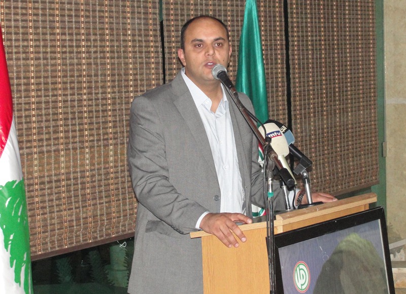 المحامي أسعد يزبك، مسؤول المنطقة الرابعة يقدّم الحفل