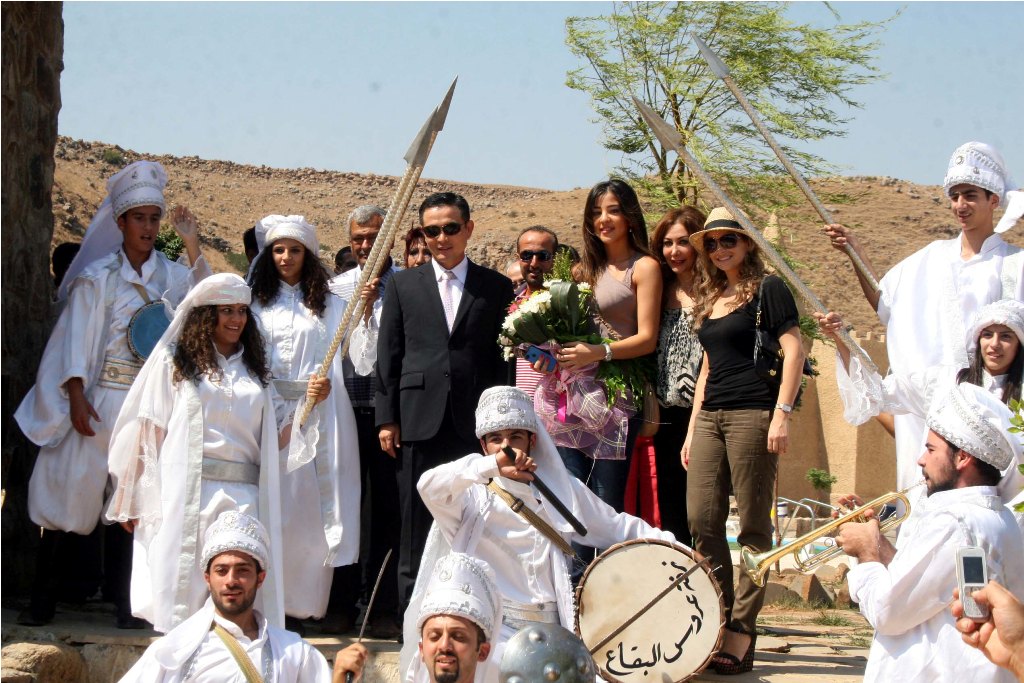 ملكة الجمال رهف عبدالله في حصن الوزاني