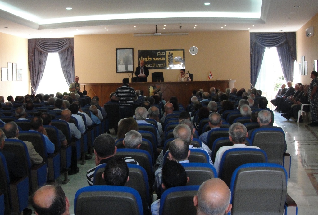 سعيد الضاوي -  رئيس نادي الخيام يلقي كلمته