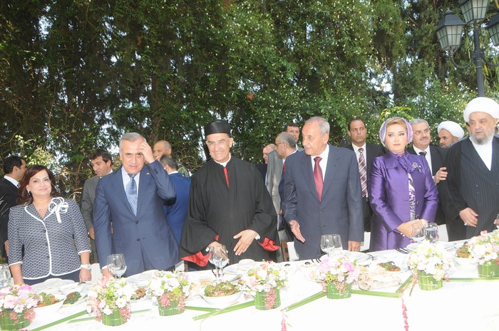 بري أولم تكريميا للبطريرك مار بشارة بطرس الراعي في المصيلح