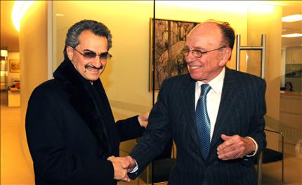 بن طلال ومردوخ في أروقة «نيوز كورب» في نيويورك