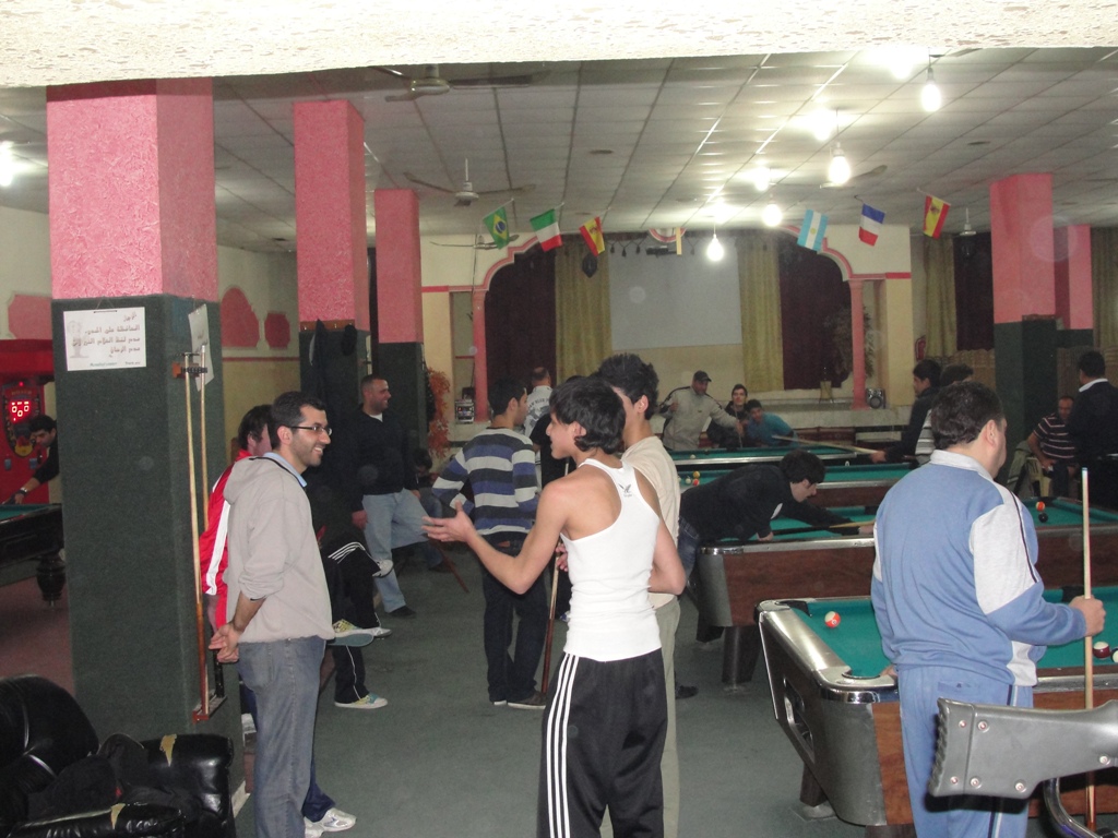  من الدورة السابقة  في صالة المونديال شارع الجاموس