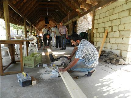 ورشة عمل في المنتجع