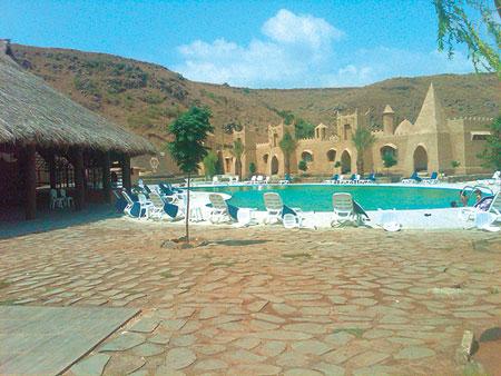 المسبح في داخل الحصن