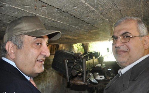 النائب الحاج محمد رعد ووزير السياحة فادي عبود في مشروع المَعلم السياحي في مليتا