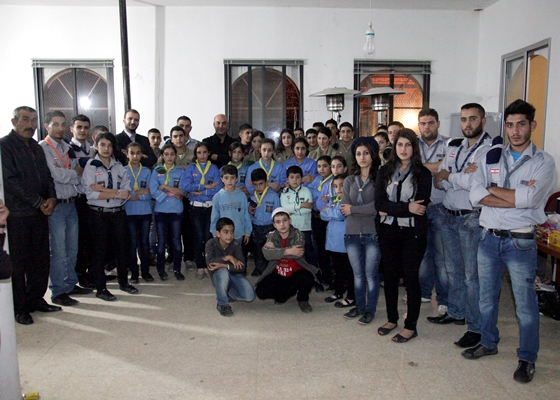 فوج شويا في جمعية الكشاف الديمقراطي يقيم سوقاً شعبياً بمناسبة عيد الأ ضحى