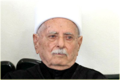 شيخ عقل طائفة الموحدين الدروز في سوريا سماحة الشيخ حسين جربوع