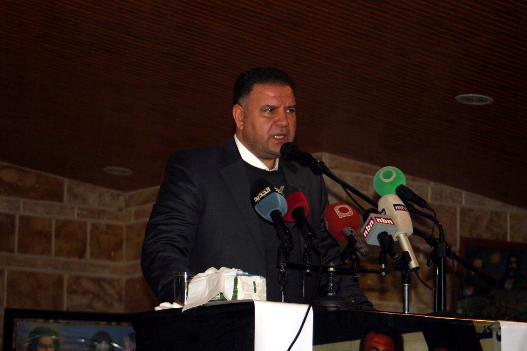 النائب علي فياض متحدثا