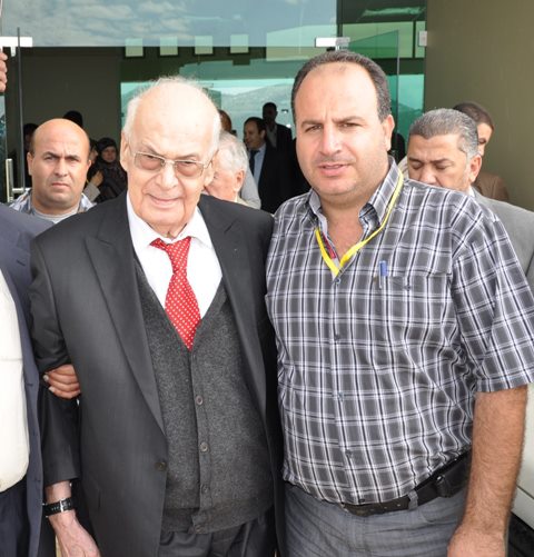 الإعلامي سامر وهبي مع الدكتور سليم الحص