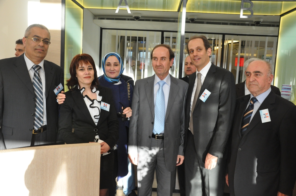 وجوه في الحفل.. بنك «سوسيته جنرال» أحتفل بإعادة أفتتاح فرعه في النبطية بحلته الجديدة