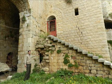 انهيارات وتشققات في جسم السرايا الشهابية