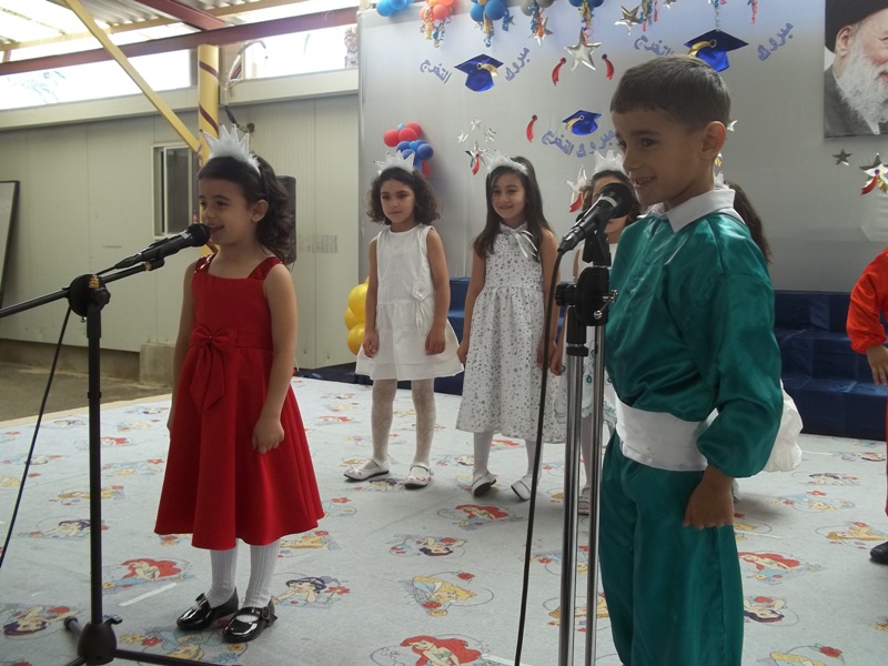 مدرسة عيسى بن مريم تخرج تلامذة رياض الأطفال - حزيران 2012