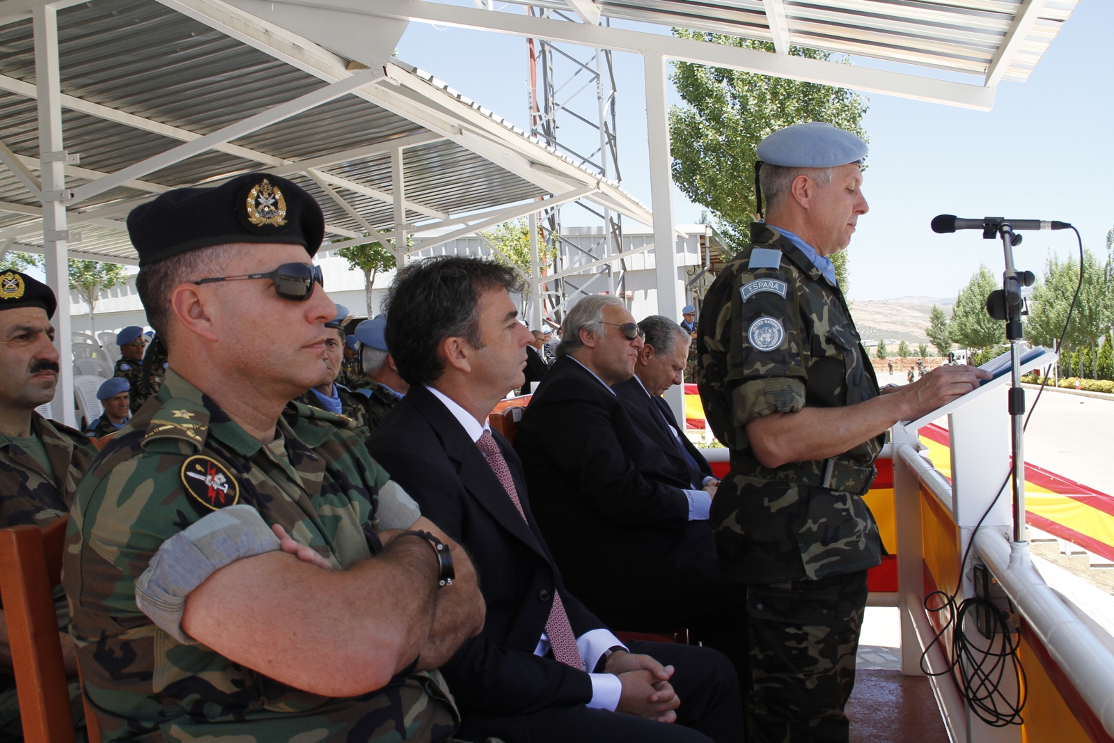 الاسبانية احيت يوم القوات المسلحة لبلادها  في مرجعيون