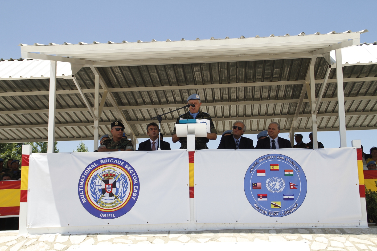 الاسبانية احيت يوم القوات المسلحة لبلادها  في مرجعيون