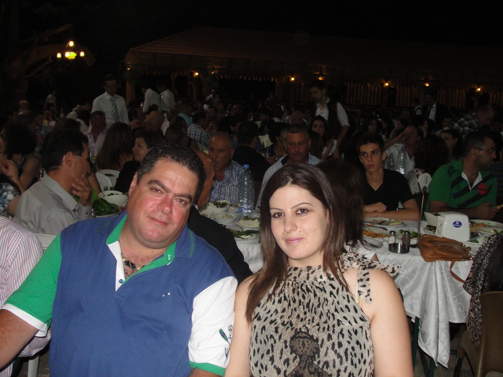 المهندس إيلي عنبر والسيدة عقيلته