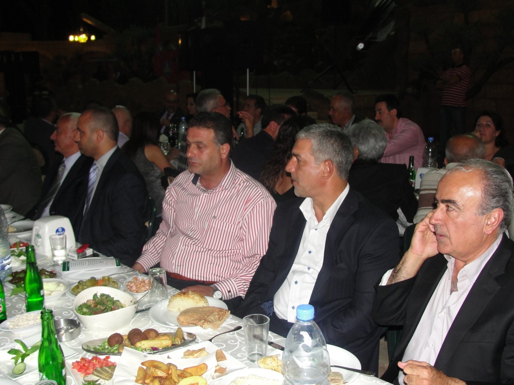 حضور خيامي في حفل دعم صندوق المريض في البحصاصة