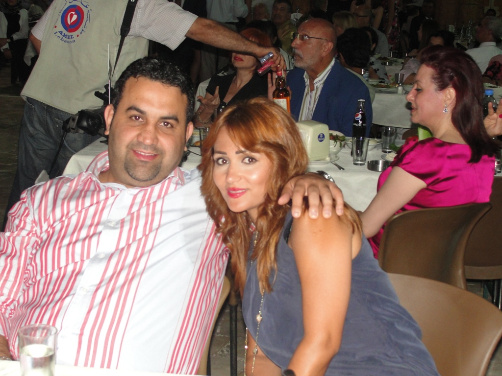 السيد علي سرور وعقيلته السيدة عبير صفاوي