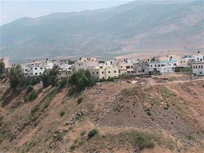 نقطة مراقبة جديدة استحدثتها قوات الاحتلال عند الطرف الغربي لبلدة الغجر