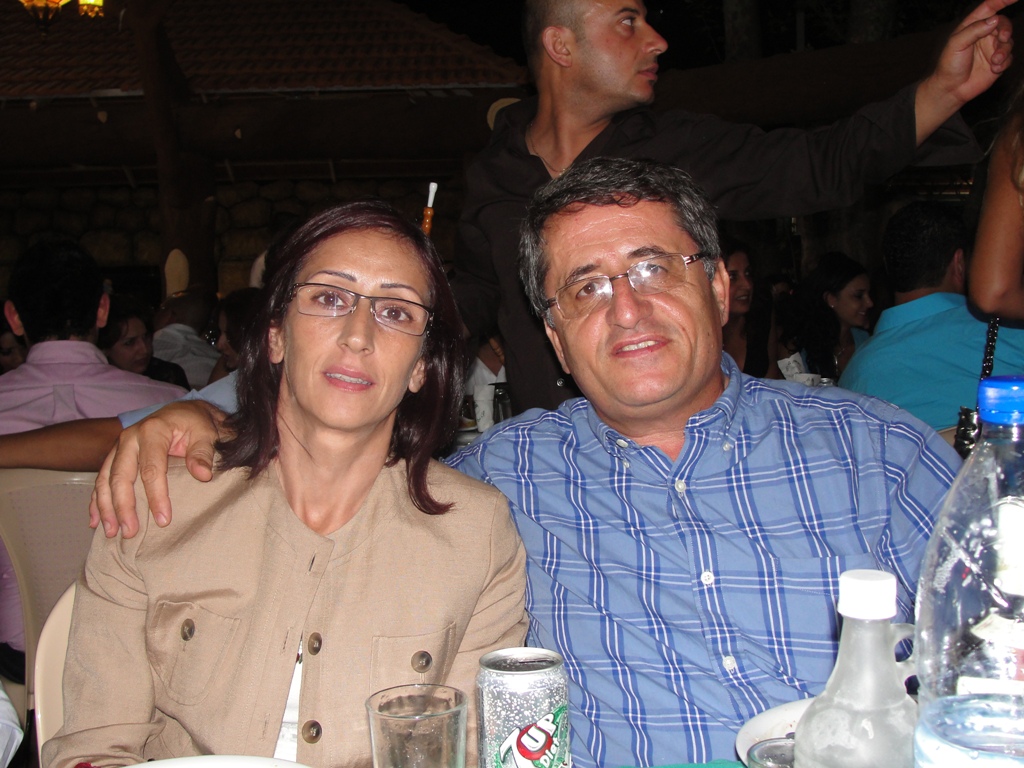 المهندس أسعد رشيدي والسيدة عقيلته