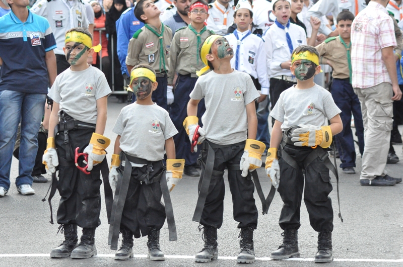 كشافة الامام المهدي تحيي يوم القدس العالمي في النبطية‎