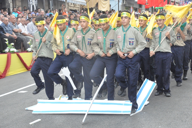 كشافة الامام المهدي تحيي يوم القدس العالمي في النبطية‎