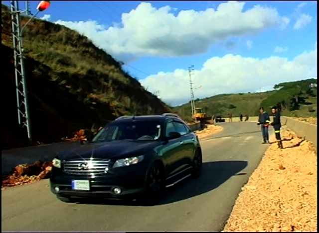 انهيارات ترابية على طريق النبطية -مرجعيون جراء العاصفة