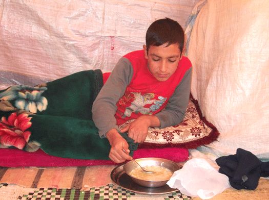  الصقيع أو الحرب.. حكاية نزوح