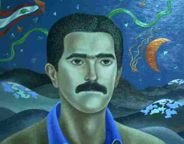 رسم للشهيد البطل قاسم حسن باشا