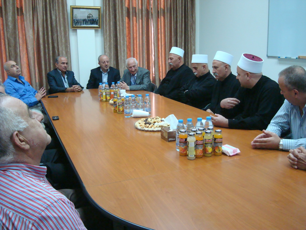  رئيس بلدية مرجعيون مستقبلا وفد فاعليات حاصبيا