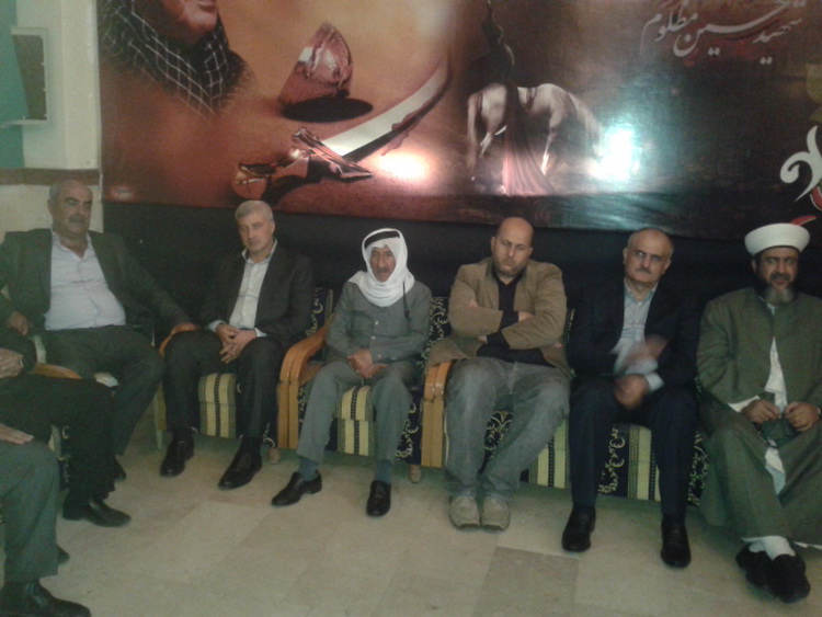 الوزير علي حسن خلال مشاركته في مجلس عاشورائي في ميس الجبل