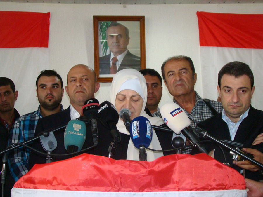 الحريري متحدثة في لقاء مرج الزهور